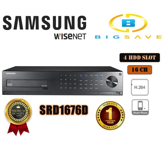 Wisenet 16 sale channel dvr