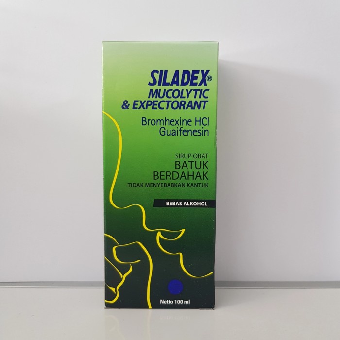 HIJAU Siladex MUCOLYTIC & EXPECTORANT Green 100ML SYRUP Cough Cough