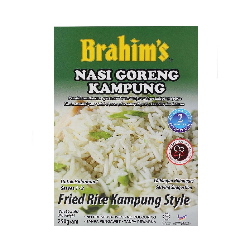 Brahim's Fried Rice Kampung Style (250g) | Shopee Malaysia