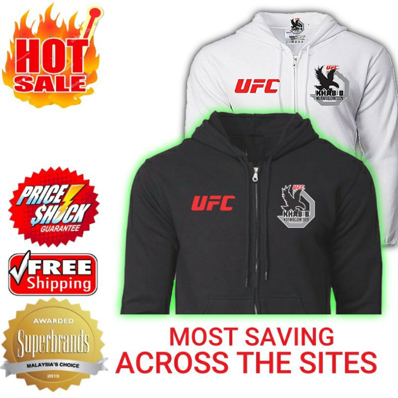 Khabib reebok hoodie hotsell