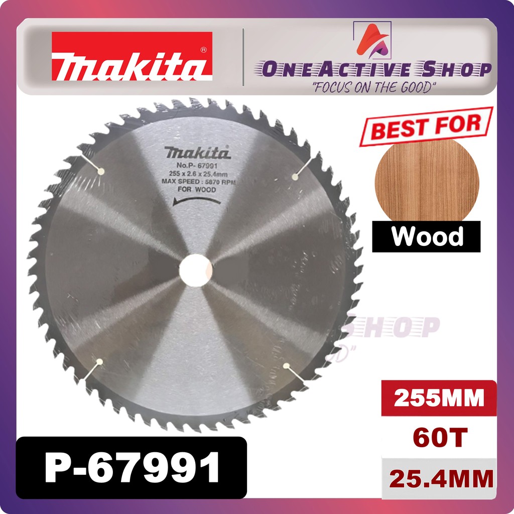 MAKITA 10'' Miter Saw Blade TCT For Wood P-67991 ( MITRE SAW BLADE 10 ...