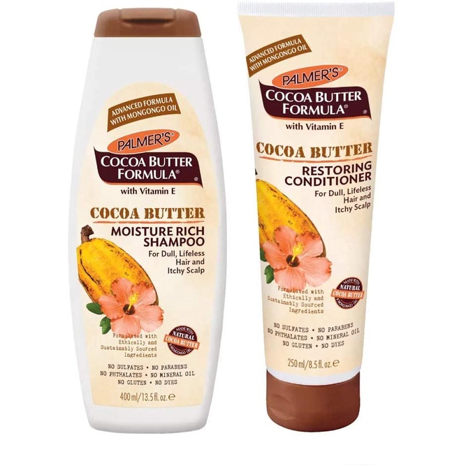 Palmer's Cocoa Butter Moisture Rich Shampoo 400ml + Restoring