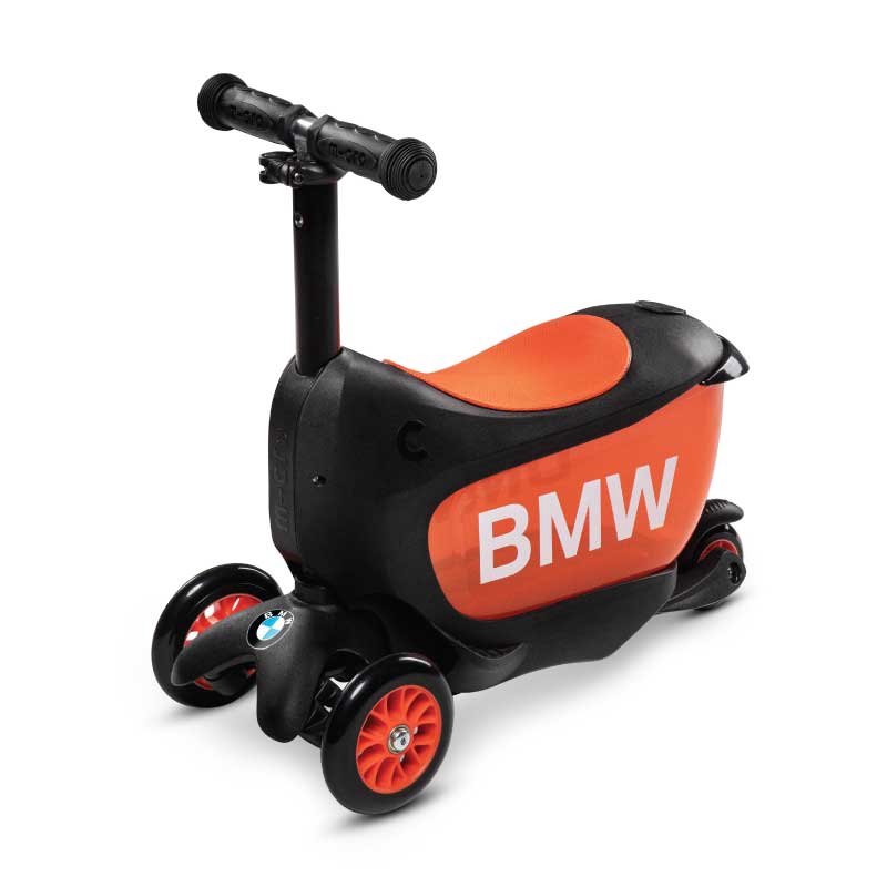Micro 0291 BMW Mini2Go Kids Scooter for 3 to 5 years ~ Black /Orange ...