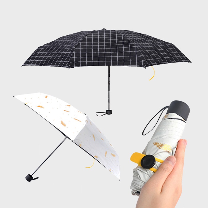 Dual-Use Sun Protection/Rain/Anti UV Ultra-Light Folding Pocket Mini ...