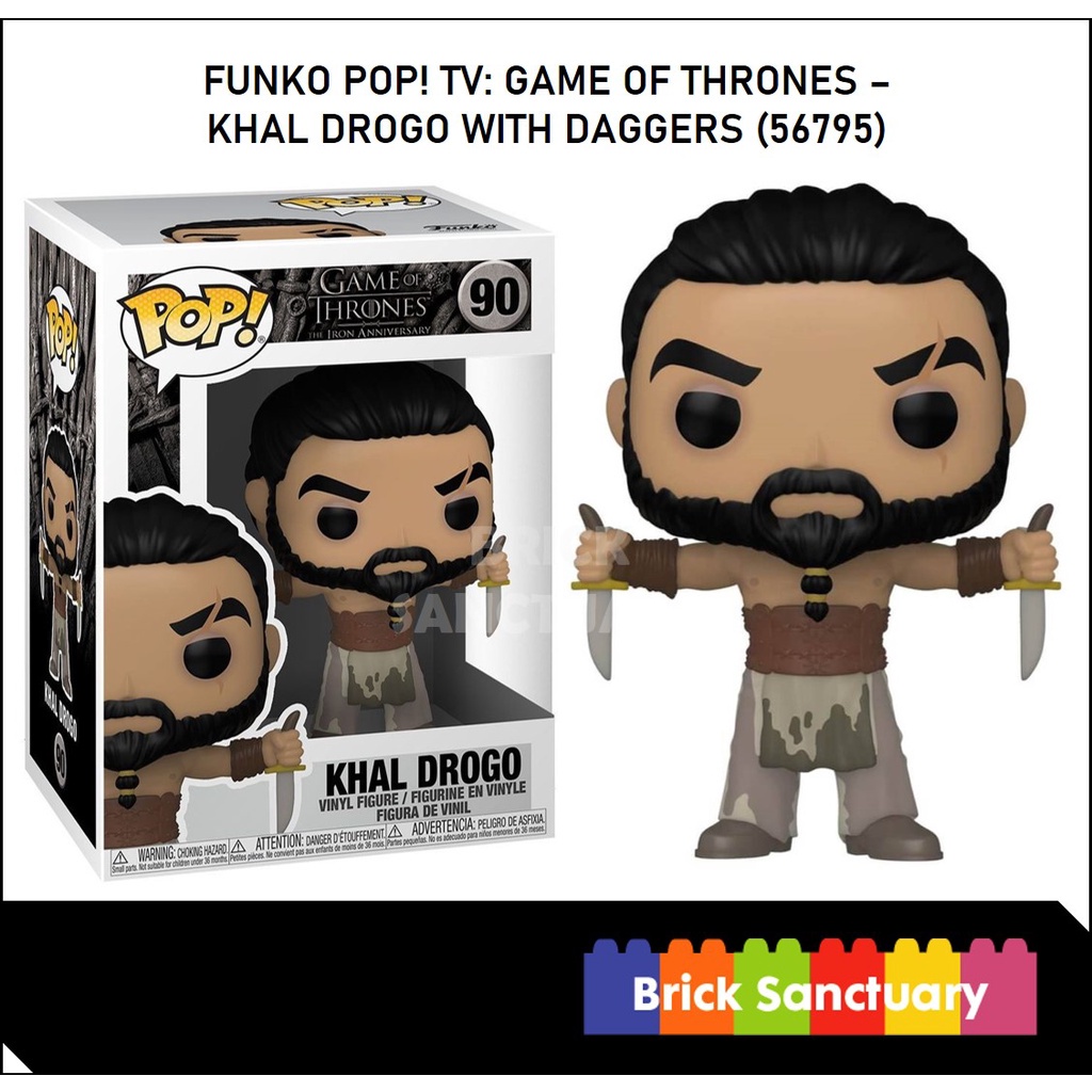 FUNKO POP Vinyl TV Game of Thrones Khal Drogo with Daggers