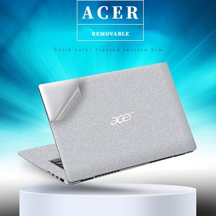 Sticker Laptop Matte silver Sides Skin 14'' 15.6'' 13'' Inch Case ACER ...