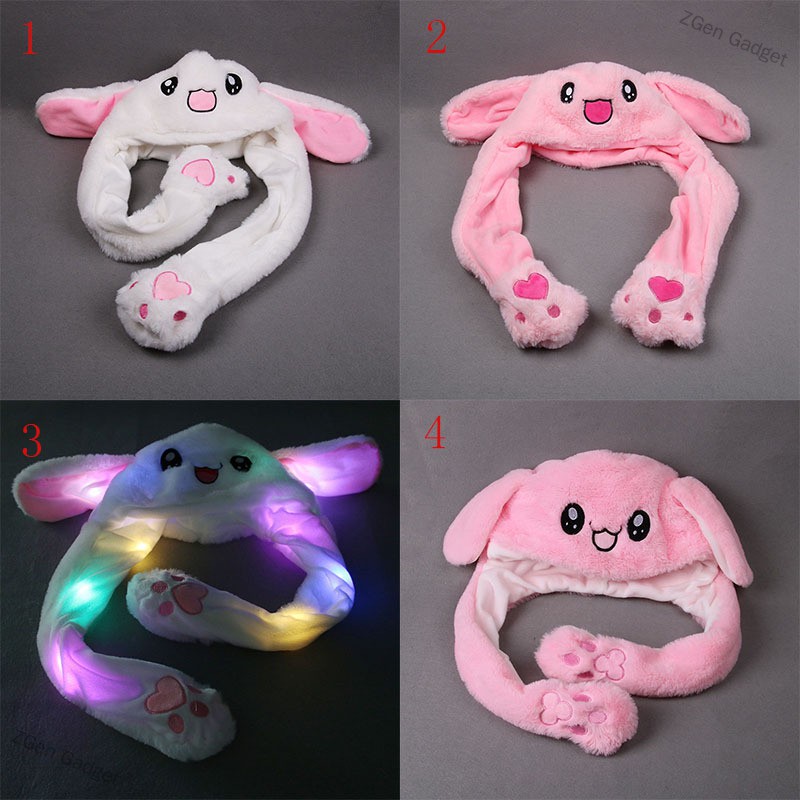 Cute Cartoon Dance Ears Rabbit Beanie Hat Airbag Cap | Shopee Malaysia