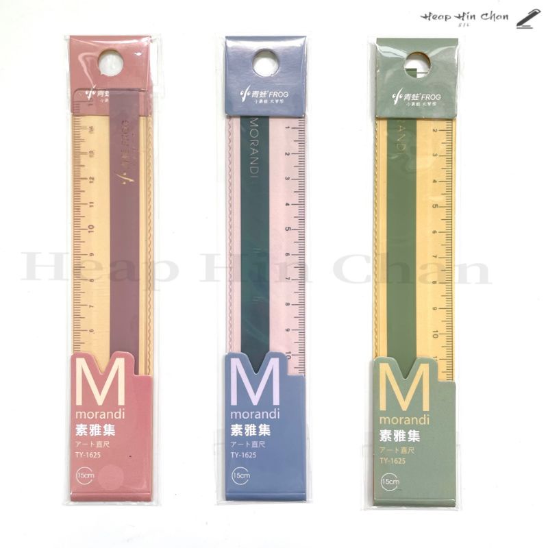 Ruler 15cm/小青蛙Frog 素雅集直尺（1pcs)(RandomColour) | Shopee Malaysia