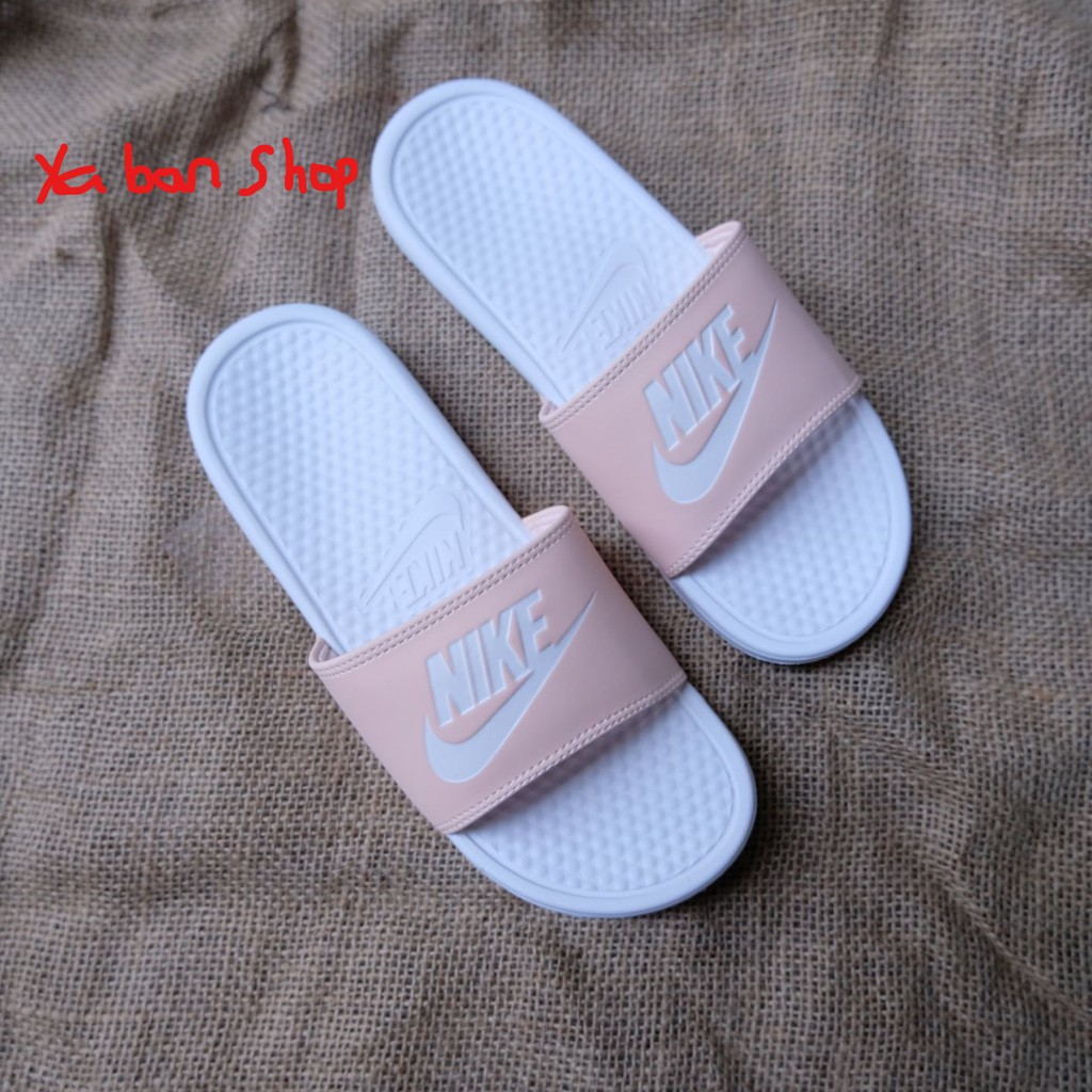 Real Picture With Box nike Slippers With Horizontal Strap And