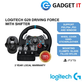 Logitech G29 DRIVING FORCE RACE WHEELS DESIGN FOR PS5,PS4,PS3 AND WINDOWS