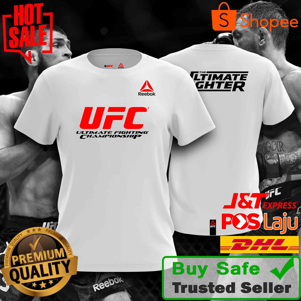 NEW ARRIVAL Dry Fit T SHIRT REEBOK UFC SPECIAL DESIGN SIZE XS 5XL Shopee Malaysia