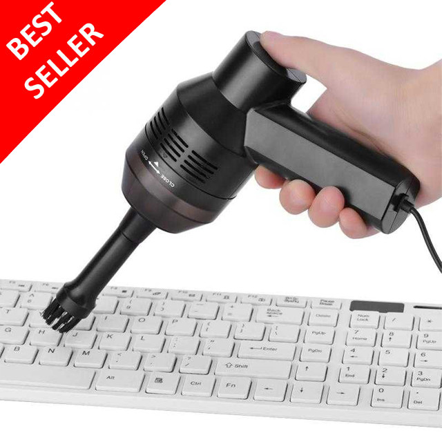 HITAM Usb Vacuum Cleaner For Laptop PC Computer Keyboard Vacuum Cleaner