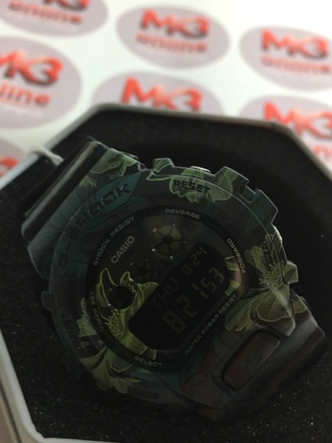 G shock floral green sales