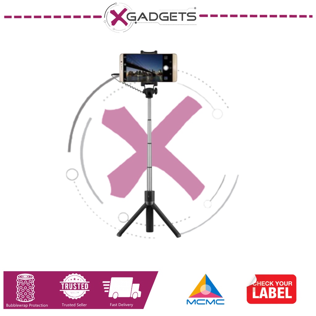 Huawei Tripod Selfie Stick AF14 (MALAYSIA SET) Shopee Malaysia