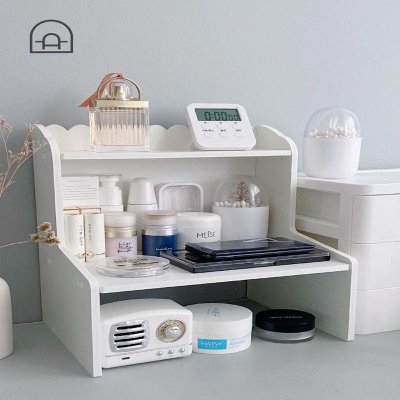 Double Layer Desk Storage Rack/Simple Rack for Home Office desk ...
