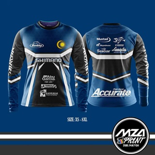 NEW Abu Garcia Edition Fishing Jersey OutFit Sublimation, Clothes Anti-UV  fishing, Baju Pancing Long Sleeve, Size XS - 8XL