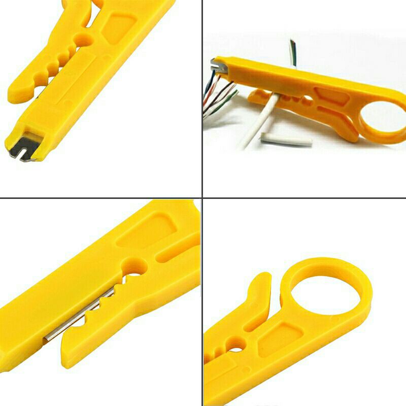 Professional Portable Wire Strippers RJ45 Cat6 Punch Down Tool Network UTP LAN Cable Wire Cutter