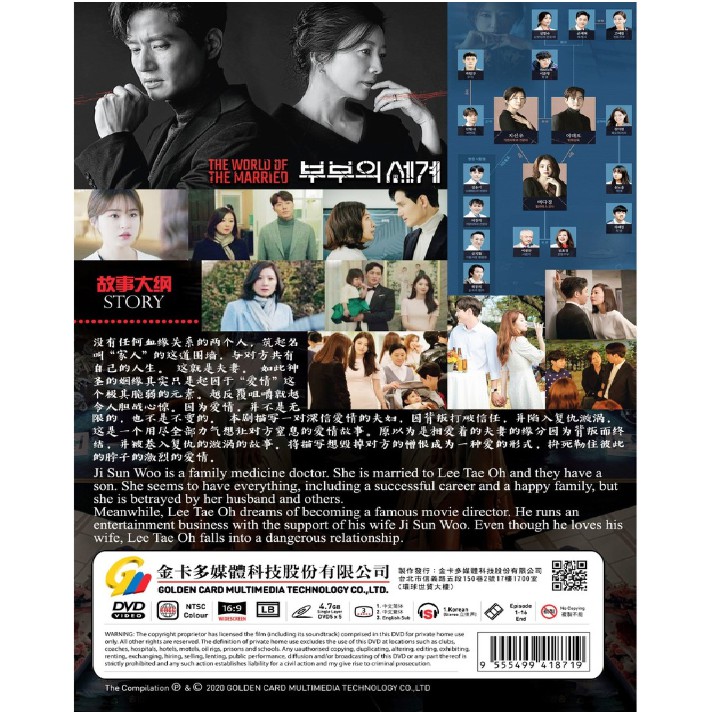 Korean Drama The World of The Married Episode 1 16 END DVD FREE GIFT Shopee Malaysia