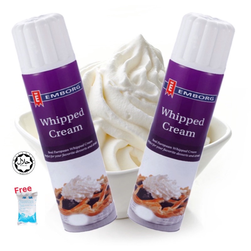 🔥Ready Stock🔥 Spray Whipped Cream 500g喷射式奶油 Shopee Malaysia