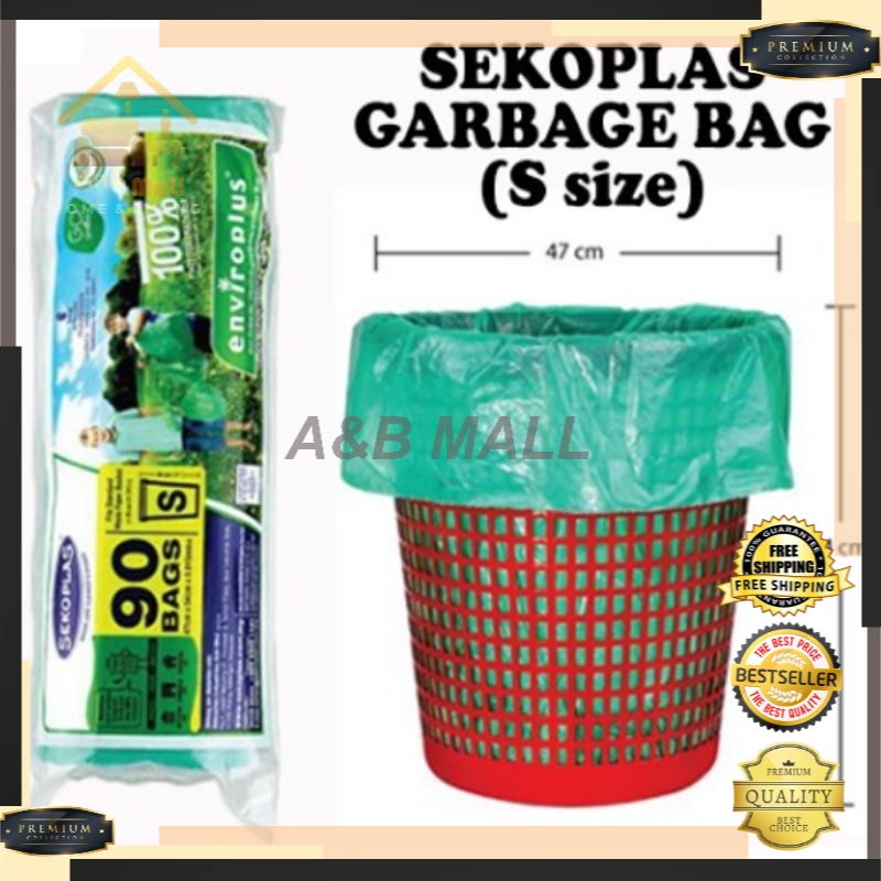 Sekoplas Enviroplus Small Garbage Bags 90pcs/pack