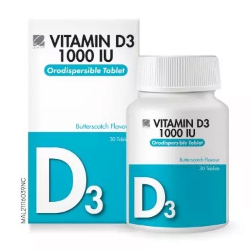 Quantum Vitamin D3 1000IU Orodispersible 60s ( Butterscotch Flavor ...