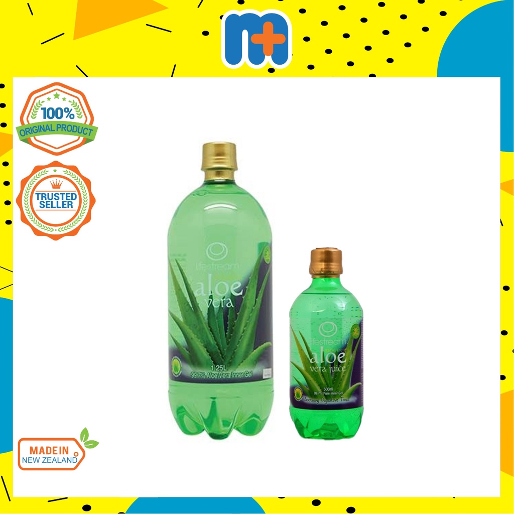 [mplus] Lifestream Biogenic Aloe Vera Juice 1250ml 500ml Shopee