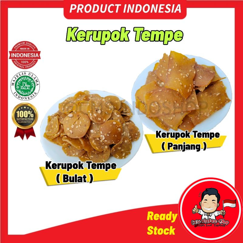 Kerupuk tempe 400g 👍🏻 ASLI INDONESIA🇮🇩 krupuk tempe keropok tahu udang ...