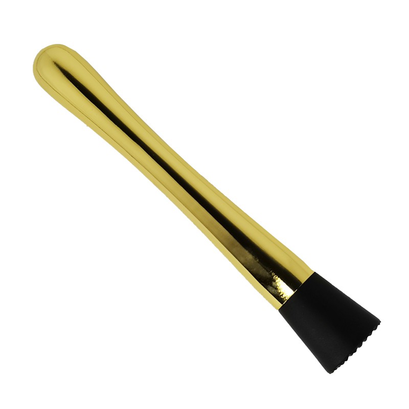 Stainless Steel Black Gold Sliver Muddler Sticks Spoon Srtainer Ice