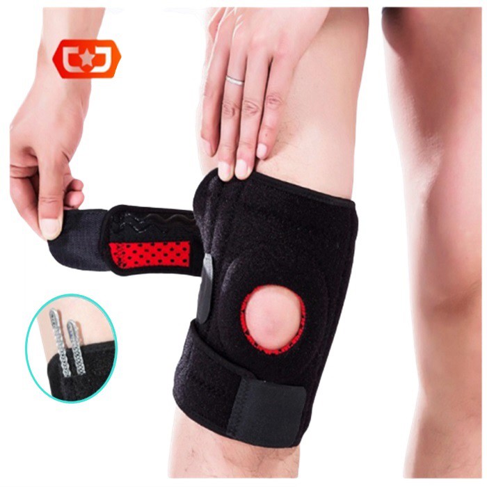 Metal Spring Fitness Knee Pads Running Hiking Knee Pads Basketball