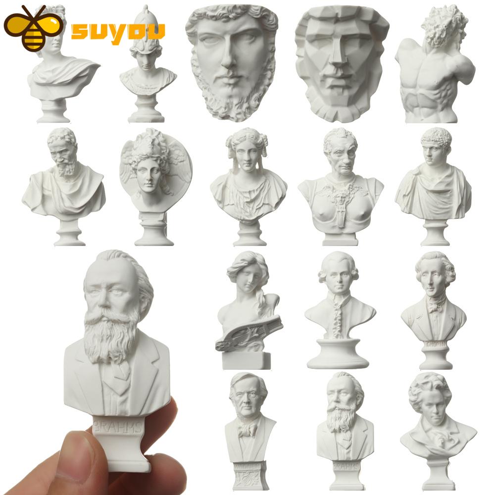 SUYOU Nordic Plaster Statue Desktop Ornament Greek Mythology Gypsum ...
