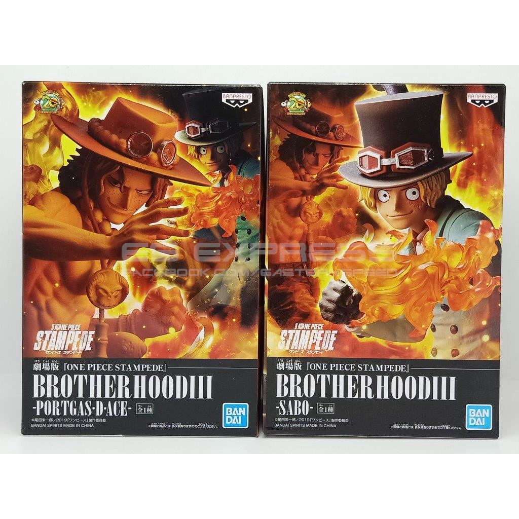 Banpresto One Piece: Stampede Movie Brotherhood Iii Portgas D. Ace, Figures & Dolls Scale Figures