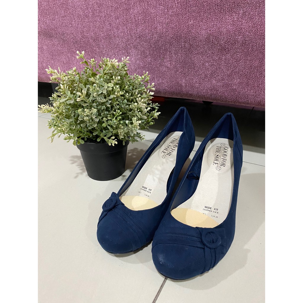 Debenhams blue hot sale court shoes