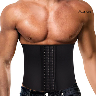 【FS】Men Neoprene Shaper Waist Trainer Body Modeling Belt Tummy Slimming ...