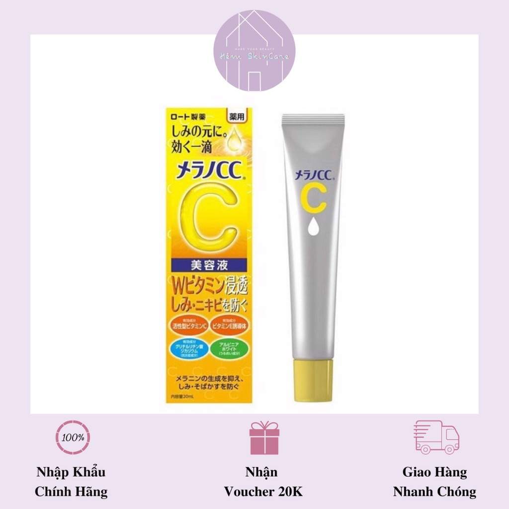 Rohto CC Melano Vitamin C - Skin Brightening Serum to Reduce Dark Spots ...