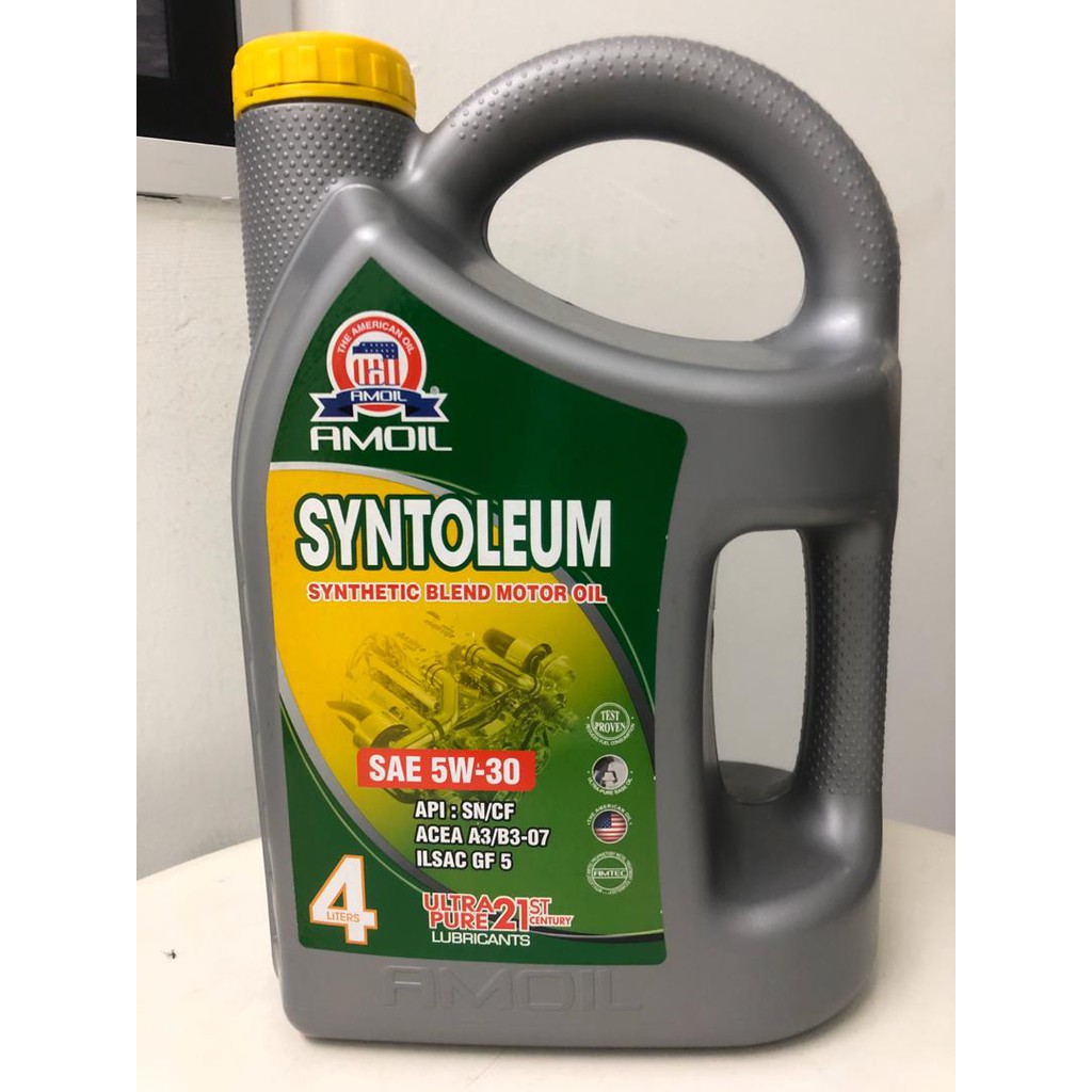 Amoil 5W-30 Syntoleum Semi Synthetic Engine Oil (4L) | Shopee Malaysia