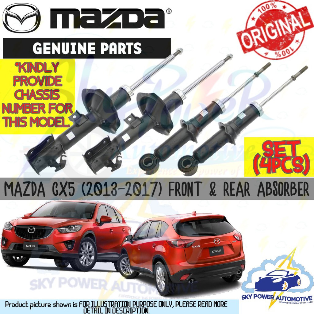 TEIN EnduraPro Rear Shock Absorber - 2013-2016 Mazda CX-5 AWD (KE5AW) main image 1