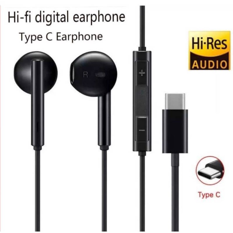 Huawei HONOR X9b X9a X8a 70 Nova 11 10 TYPE C Earphone USB Type C