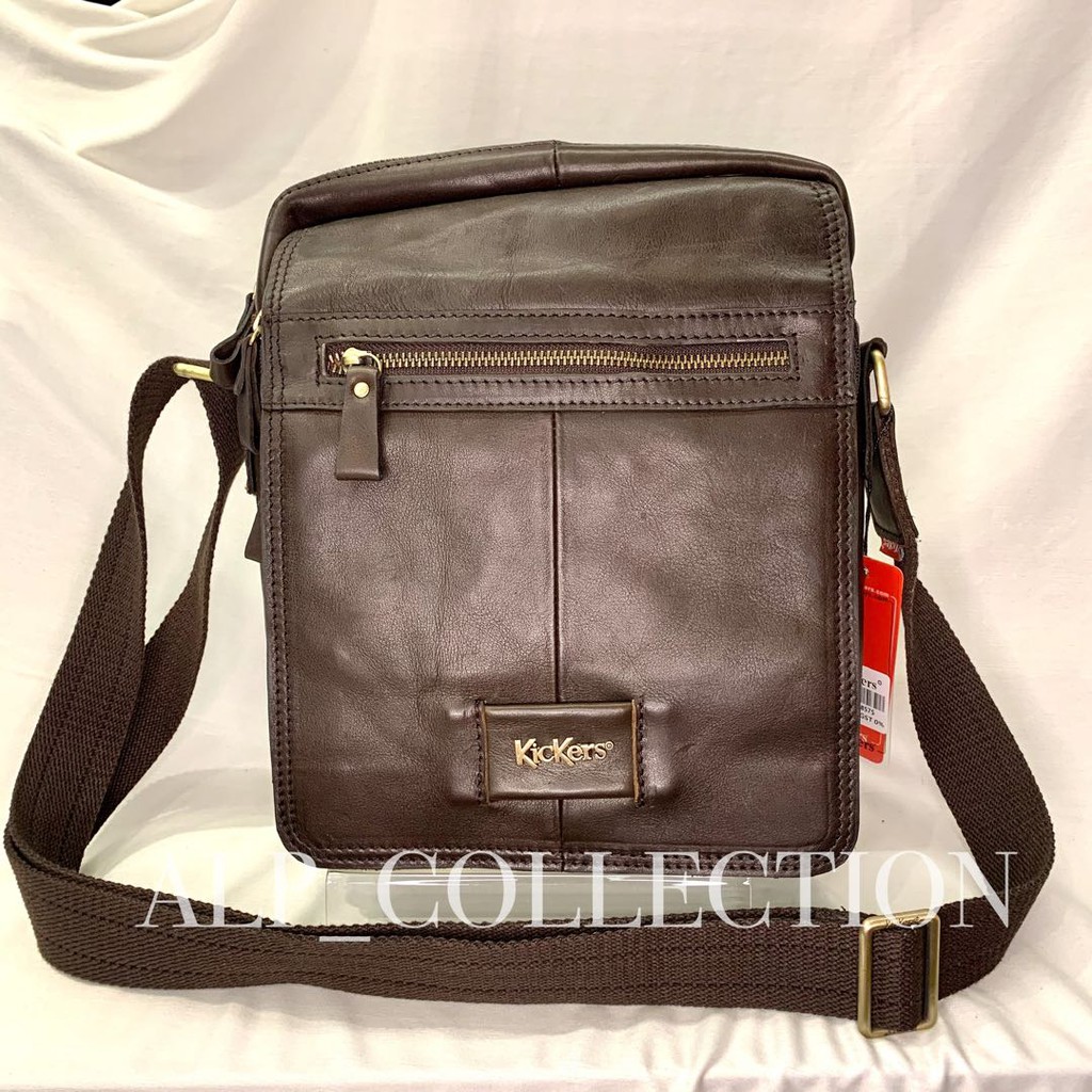 Kickers leather 2025 sling bag