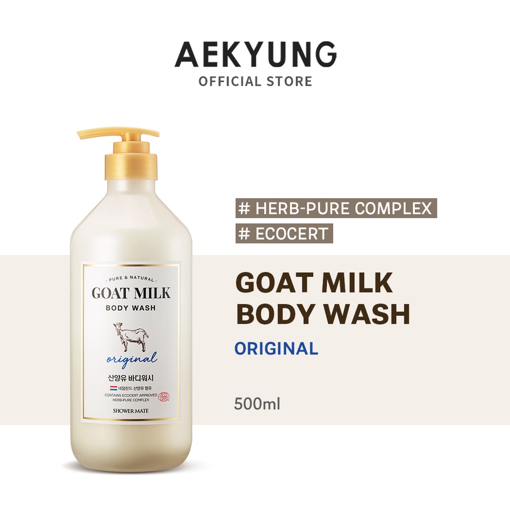 [Shower Mate] Goat Milk Body Wash Original 800ml Shopee Malaysia