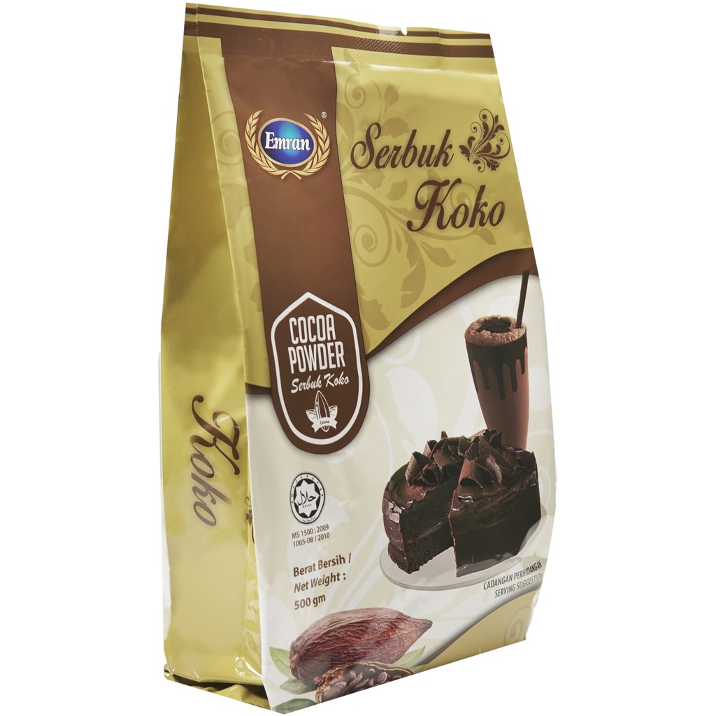 [HALAL] Emran Cocoa Powder 500gm | Shopee Malaysia