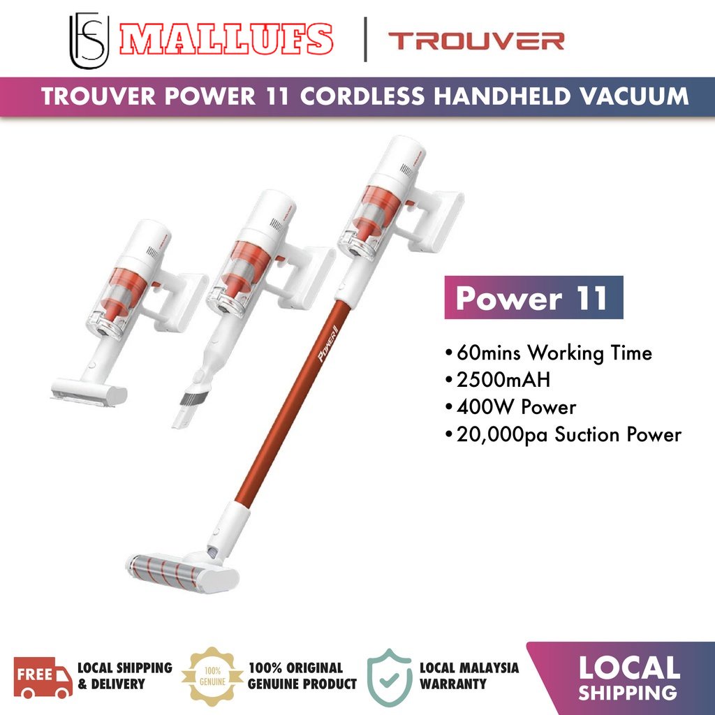 Xiaomi TROUVER POWER 11 Cordless Stick Handheld Vacuum Cleaner 20000Pa