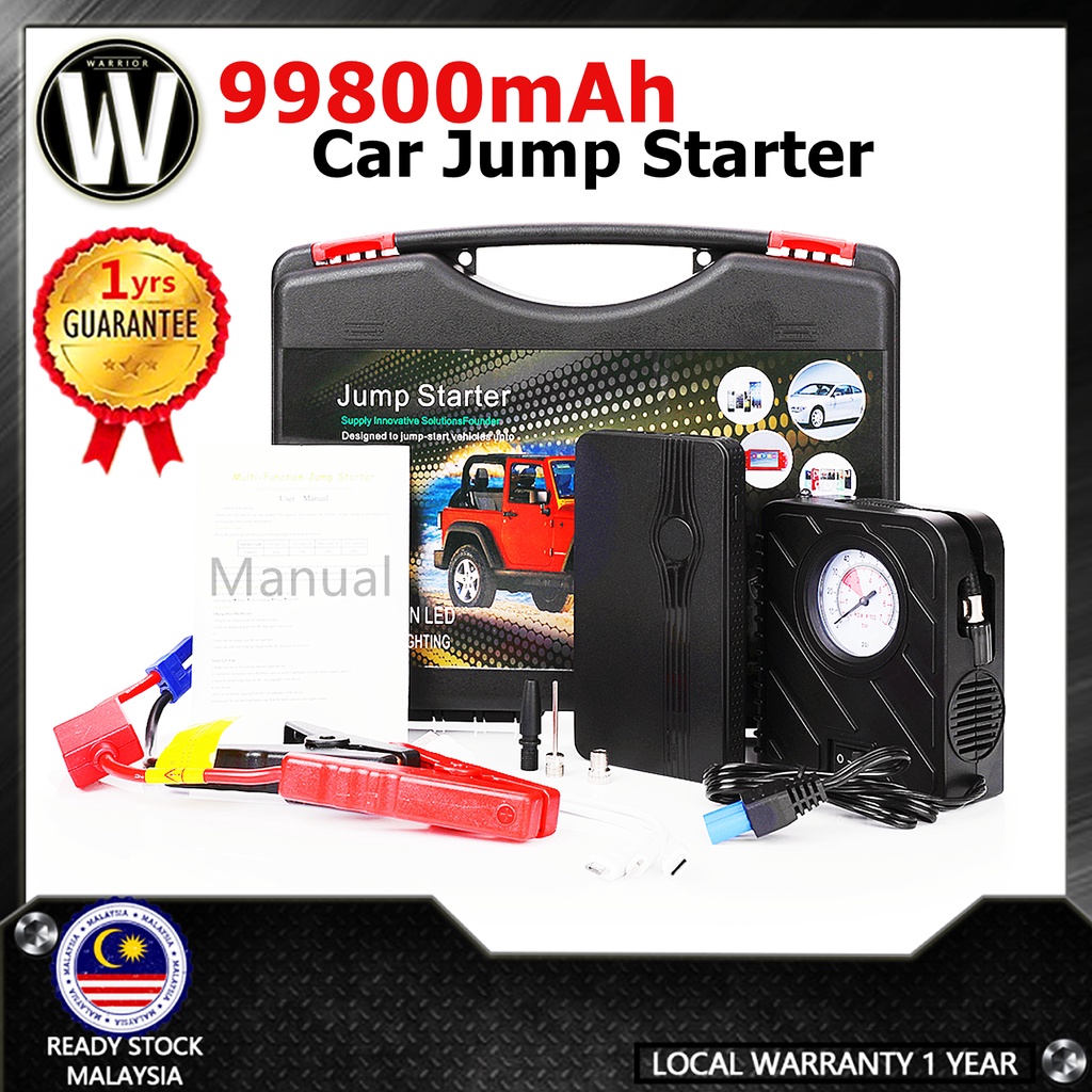 99800mAh 5V 2A Car Jump Starter Car Power Bank Starter PowerBank Car