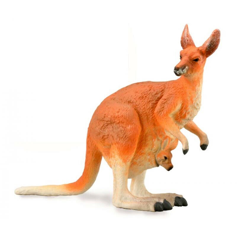 NEW CollectA 88921 Australian Red Kangaroo - Female with Joey Model ...