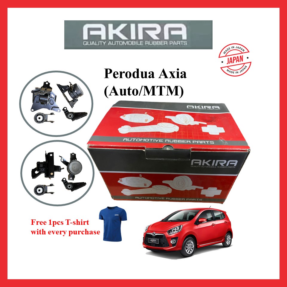 AKIRA Engine Mounting Set Perodua Axia auto/mtm with 3 months Warranty