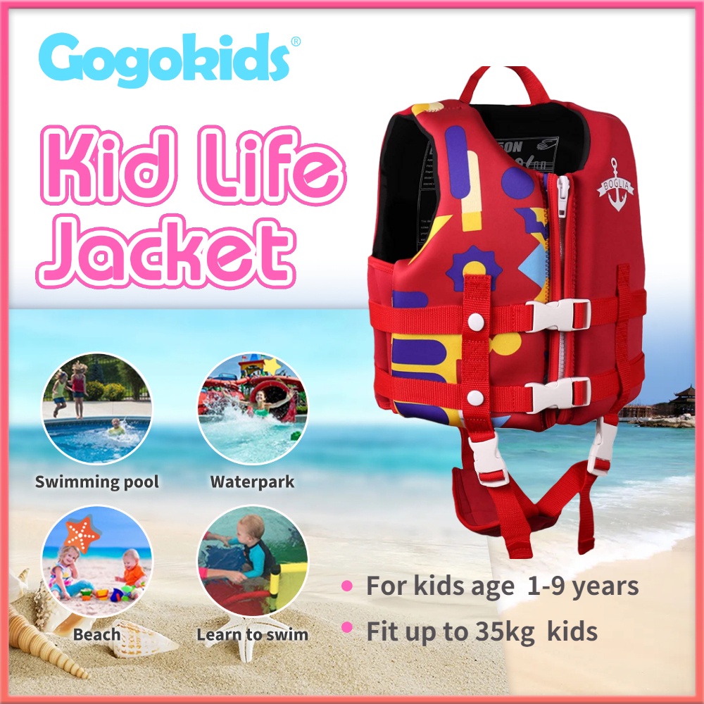 Gogokids Kids Swimming Vest Toddler Life Jacket Baby Life Jacket Pool
