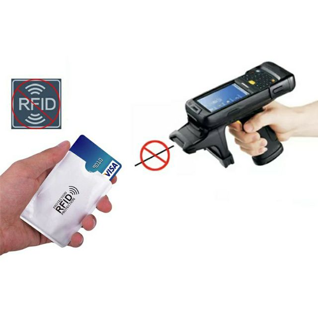 RFID - Anti Theft Credit Card Protector - Blocking Safety Sleeve Shield ...