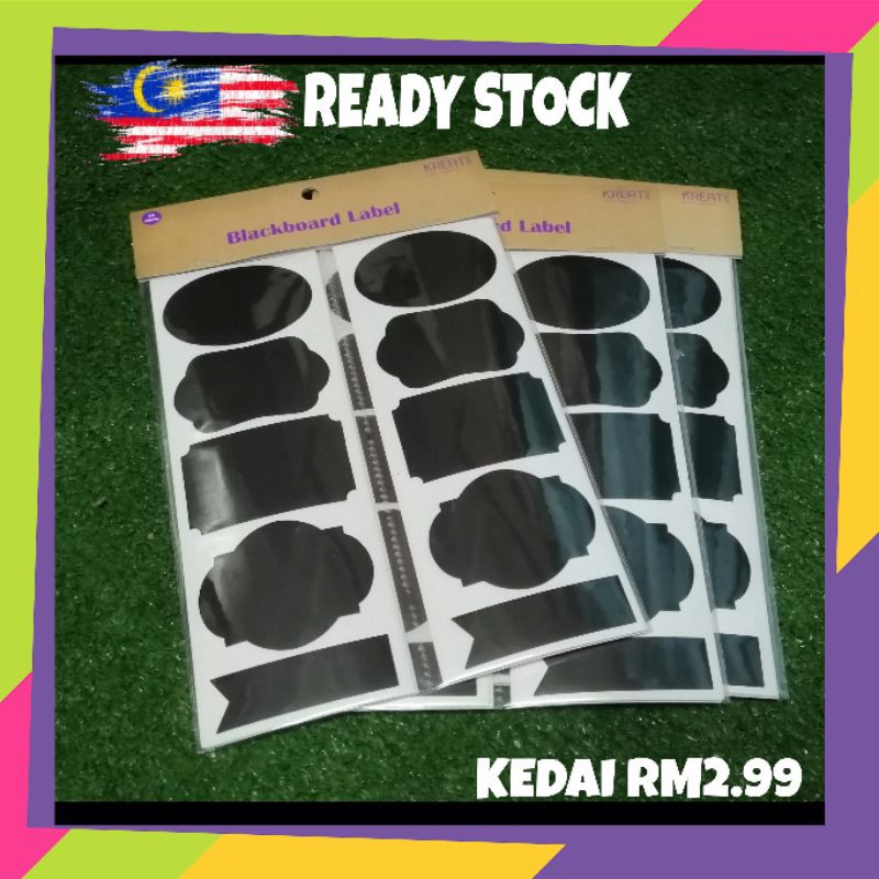 BLACKBOARD LABEL/LABEL BALANG/KITCHEN LABEL | Shopee Malaysia