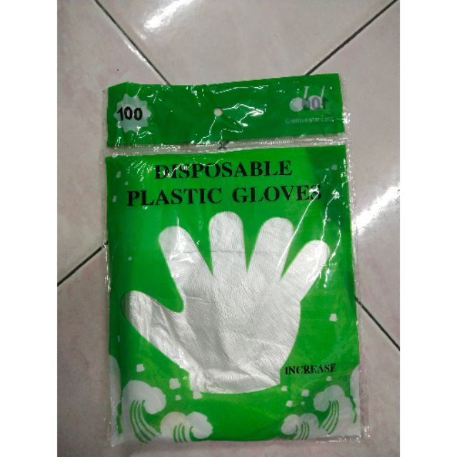 Hygiene Disposable Plastic Glove Shopee Malaysia