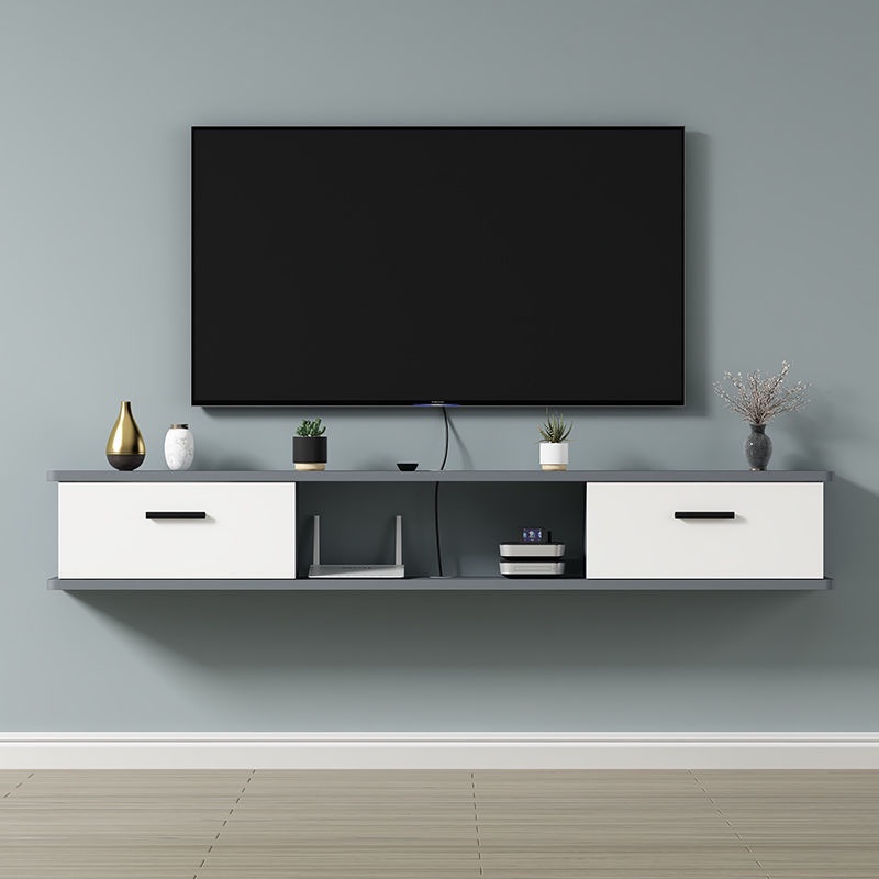 Simple TV Cabinet Wall-Mounted Storage Rack Storage Rack Simple ...