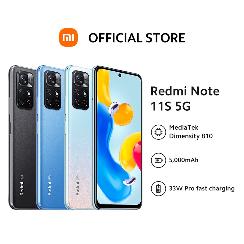 Xiaomi Redmi Note 11s 5g Dual Sim 128 Gb 4 Gb Ram 50 Mp - Negro